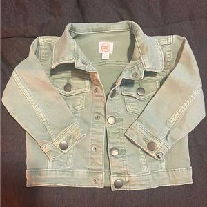 Sage Green Denim Jacket